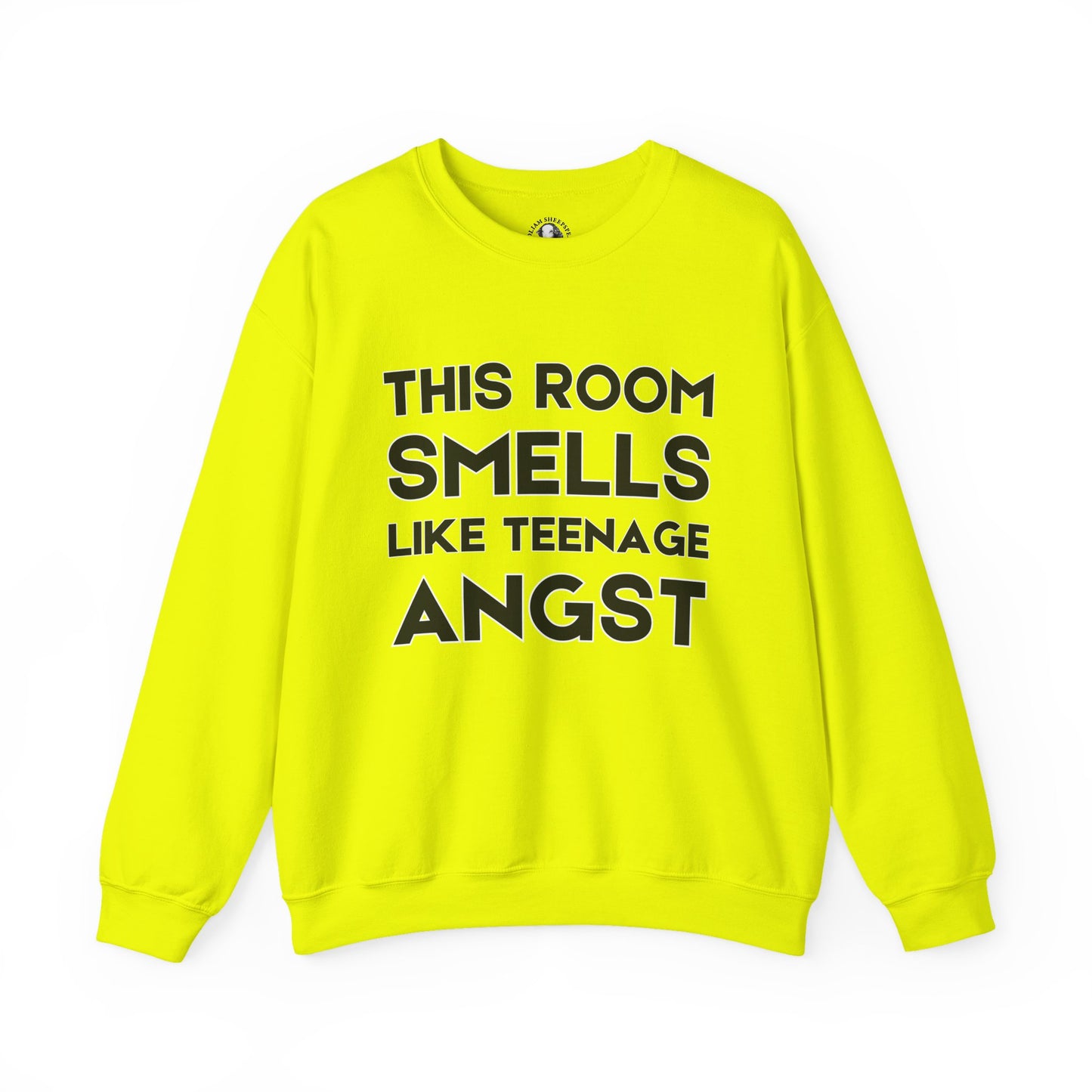Funny Teacher Gift - This Room Smells Like Teenage Angst - Teacher's Whispered Words Sweatshirt, Funny Educator Gift, School Staff Apparel