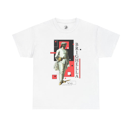 Brighella Commedia dell'Arte T-Shirt - Maurice Sand Vintage Theater Character Tee