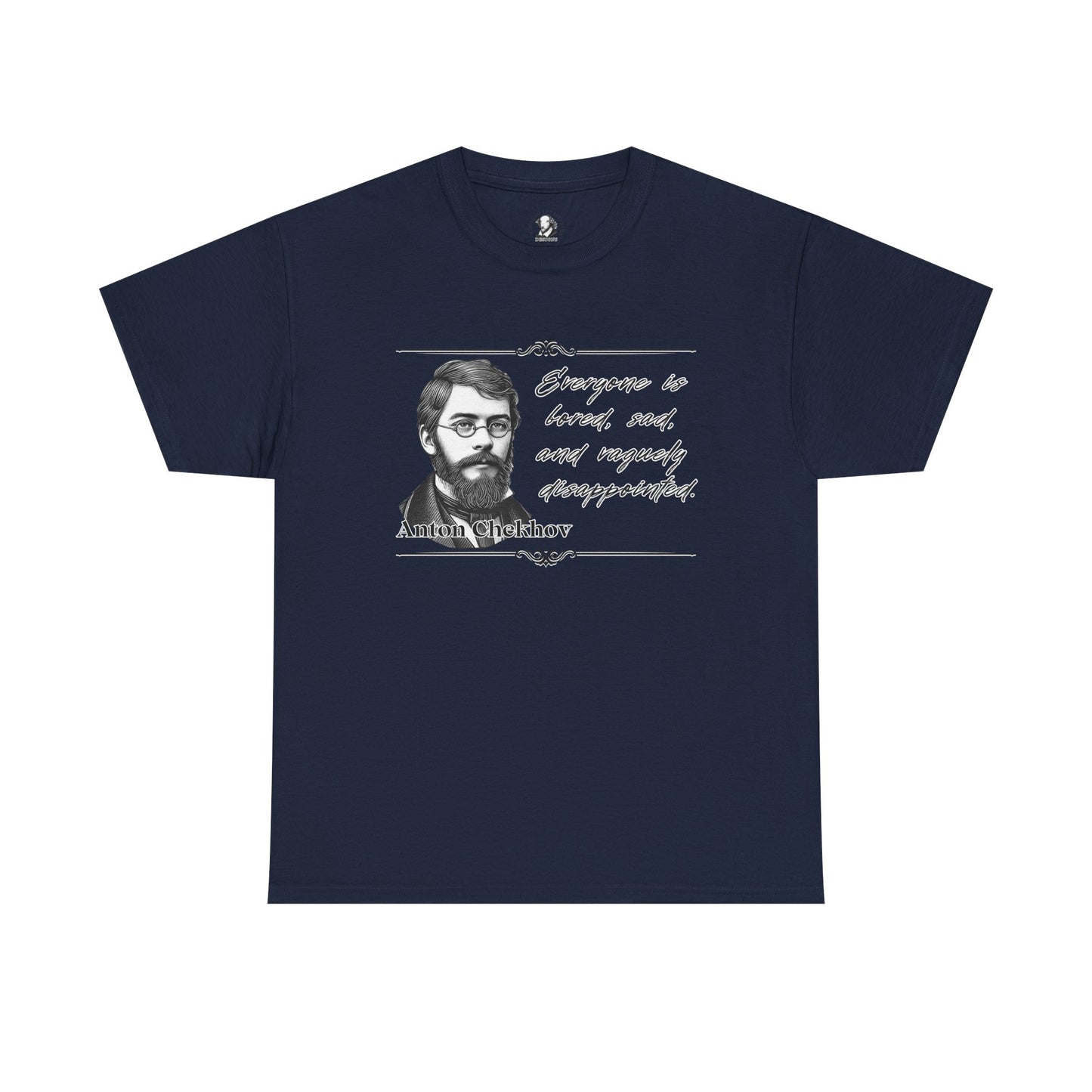 Anton Chekhov: Hot Writer/Cool Tee Shirt, 100% Cotton