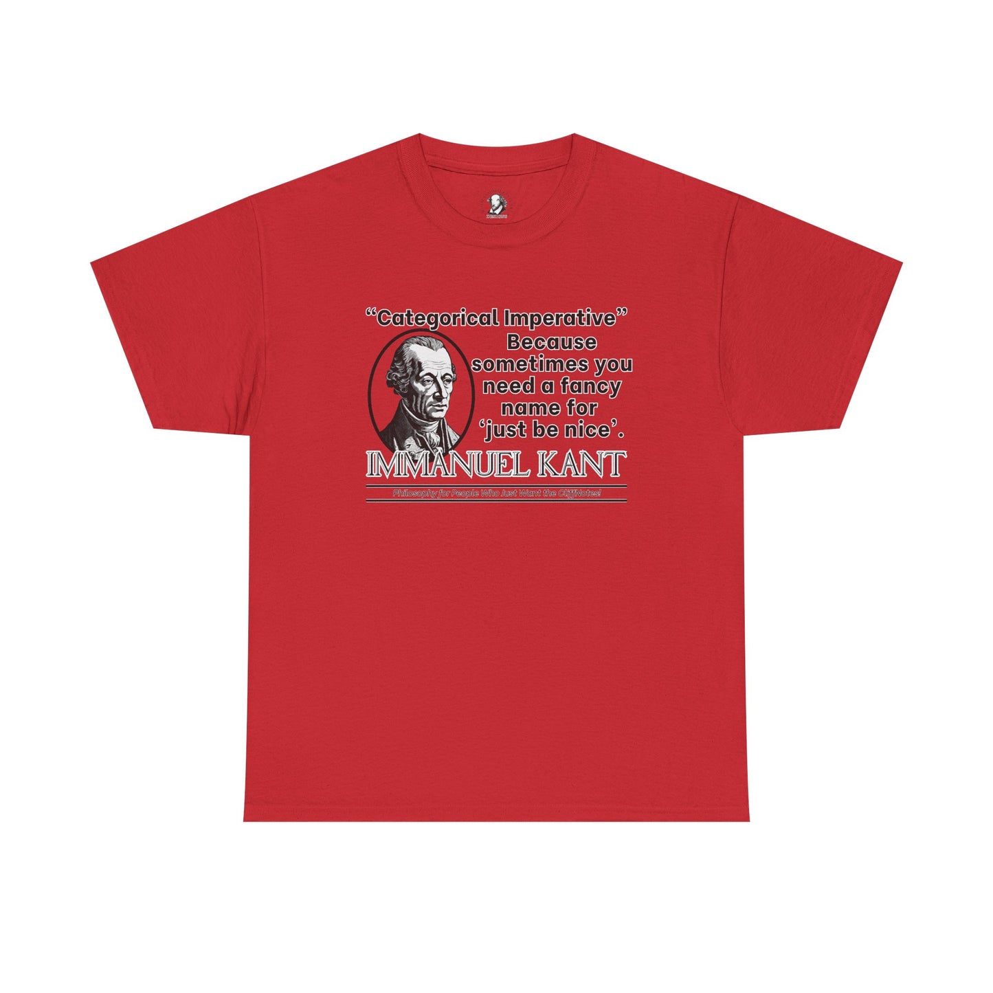 Kant T-Shirt - Categorical Imperative Parody - Just Be Nice (With Extra Steps) - Funny Enlightenment Philosophy Tee