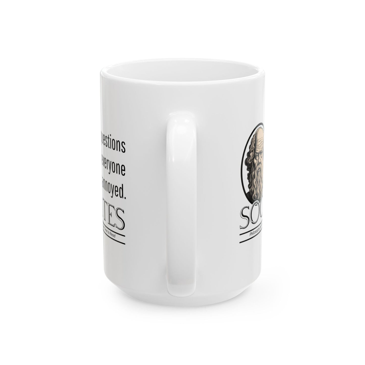 Socrates mug, Socrates Philosophy, Philosophy Lover Gift, Greek Philosophy Mug, Philosophy Student, Classics, The Republic