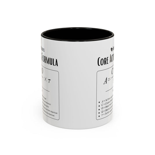 Teacher Gifts - Core Acting Formula Mug - Funny Theater Science Coffee Cup for Directors & Educators (11oz / 15oz)