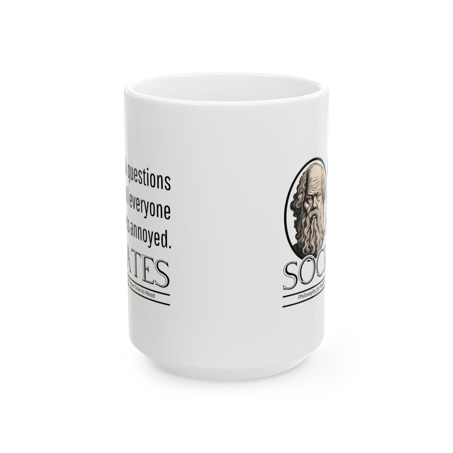 Socrates mug, Socrates Philosophy, Philosophy Lover Gift, Greek Philosophy Mug, Philosophy Student, Classics, The Republic