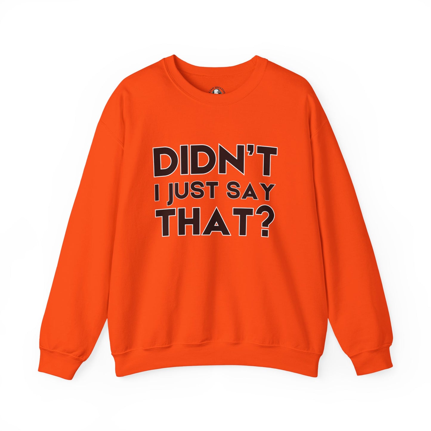 Funny Teacher Gift - Didn't I Just Say That? - Teachers' Whispered Words Sweatshirt, Funny Educator Gift, School Staff Apparel