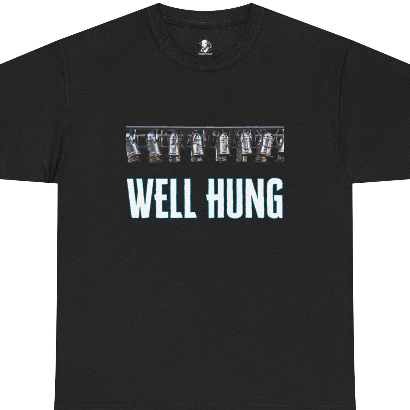 Well Hung Theater Lighting T-Shirt - Funny Stage Crew Gift for Techies & Theater Lovers