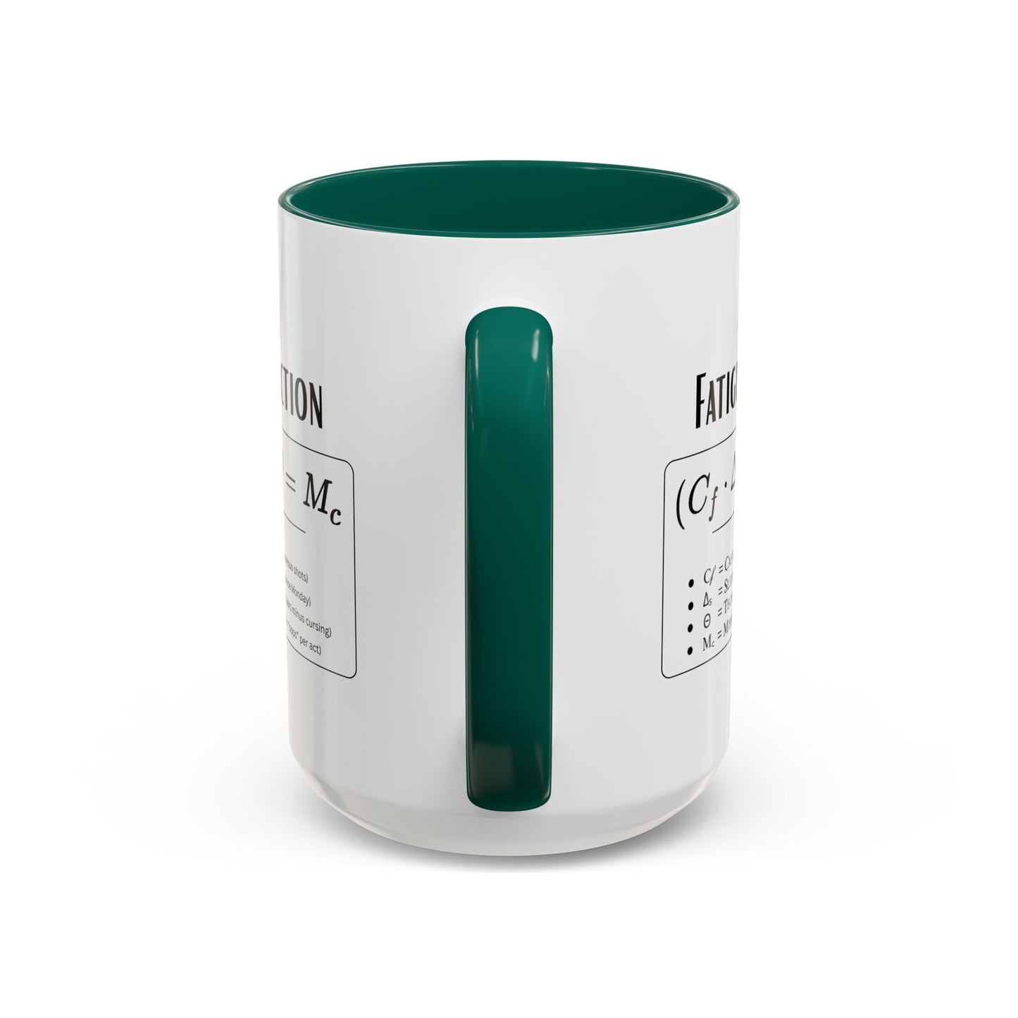 Theatre Math - Tech Week Fatigue Function Mug - Funny Theater Science Coffee Cup | Director Mug, Drama Teacher Humor (11oz & 15oz)