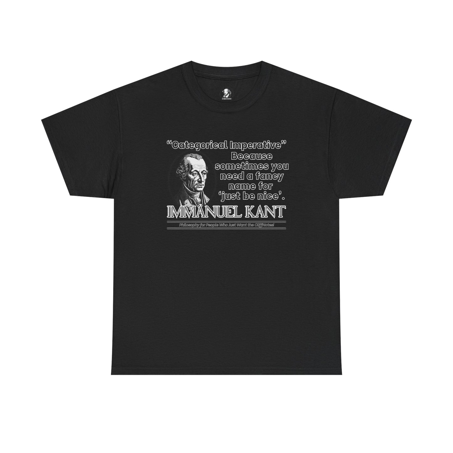 Kant T-Shirt - Categorical Imperative Parody - Just Be Nice (With Extra Steps) - Funny Enlightenment Philosophy Tee