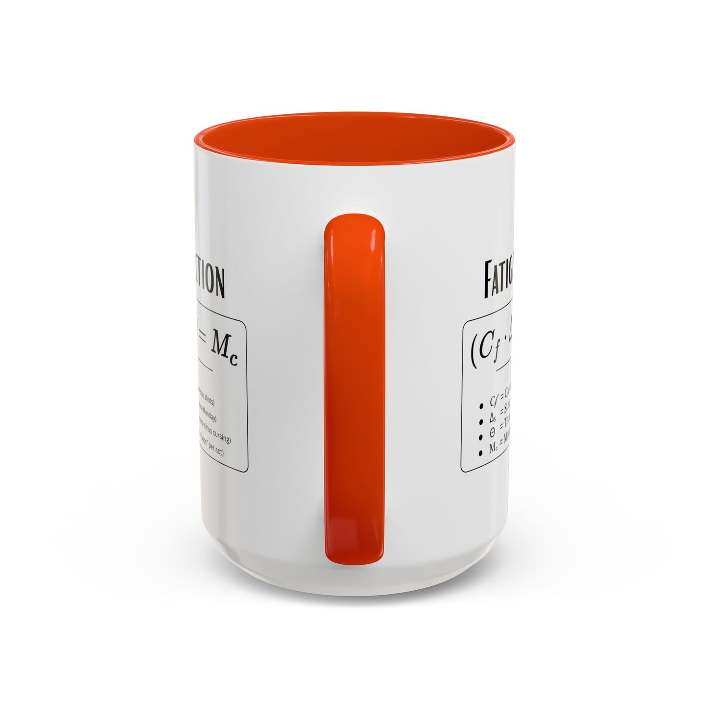 Theatre Math - Tech Week Fatigue Function Mug - Funny Theater Science Coffee Cup | Director Mug, Drama Teacher Humor (11oz & 15oz)