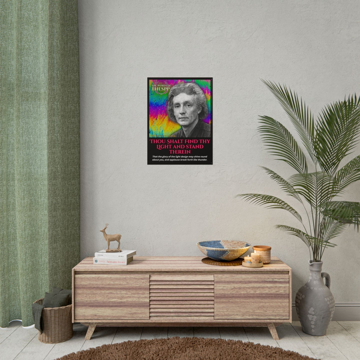 Actor Commandments Print - "Thou Shalt Find Thy Light And Stand Therein" - Funny Theatre Wall Art, Gifts for Actors, Drama Teachers
