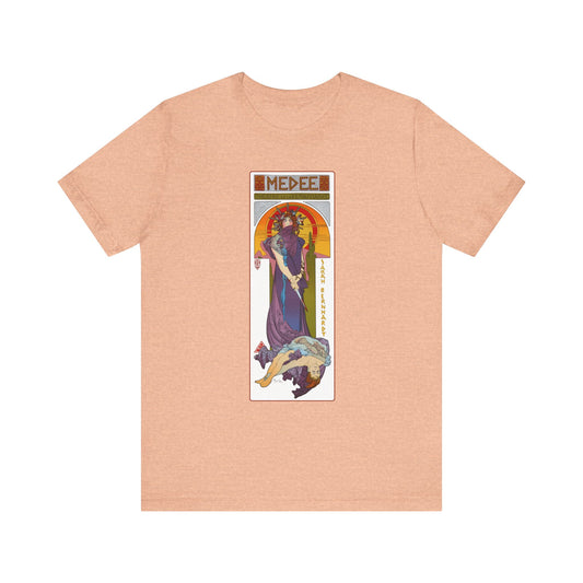 Sarah Bernhardt Medea T-Shirt - Alphonse Mucha Art Nouveau Design | Bella+Canvas 3001 | Limited Edition | Free Shipping