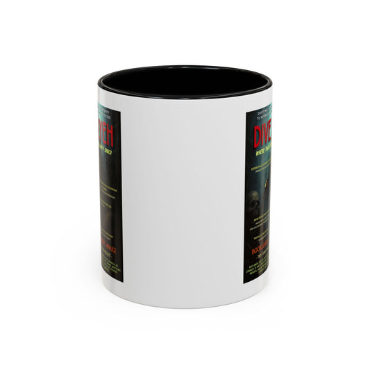 Dive R'Lyeh Mug - Cthulhu Mythos Coffee Cup | Lovecraft Horror Parody | Cosmic Travel Poster on Mug (11oz & 15oz)