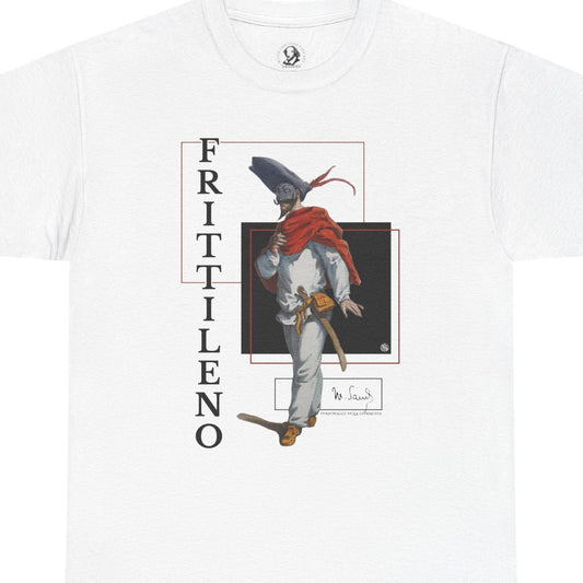 Frittileno Commedia dell'Arte T-Shirt - Maurice Sand Vintage Theater Character Tee