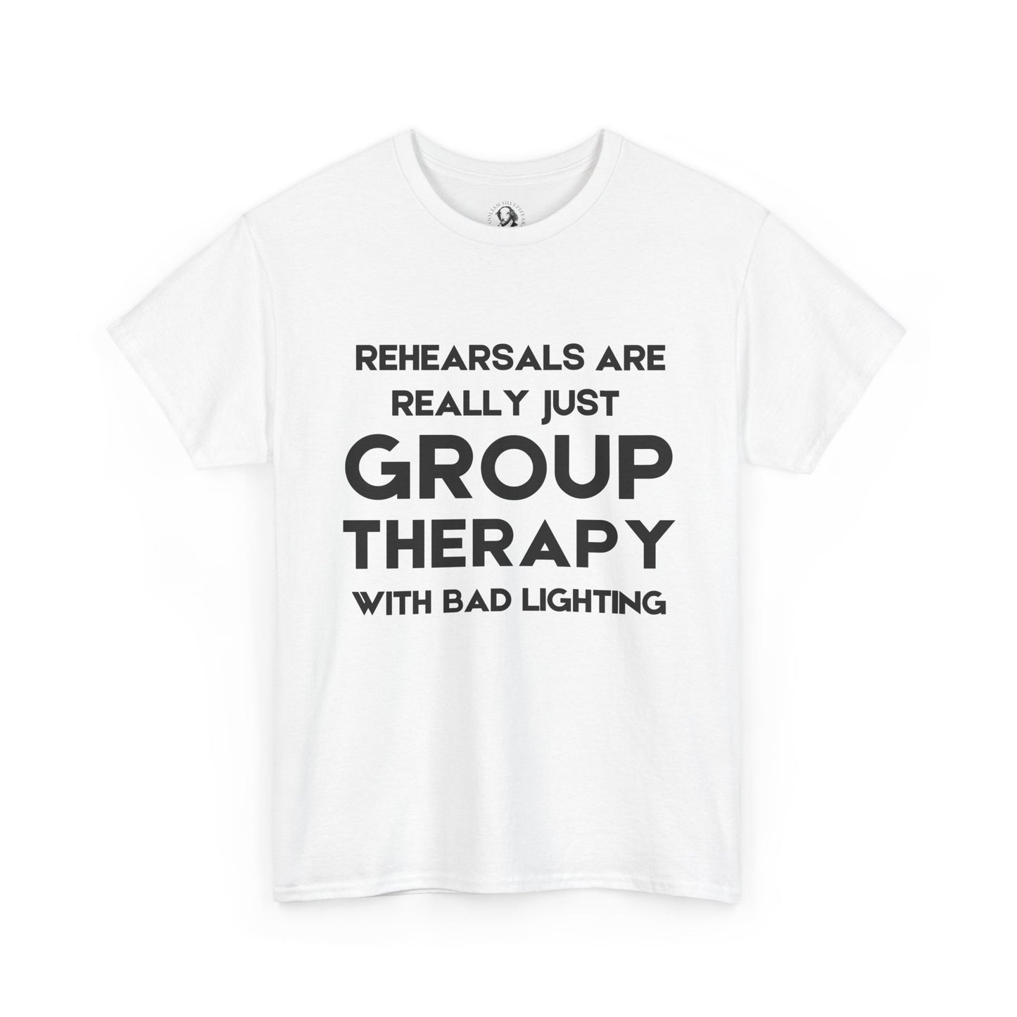 Funny Group Therapy T-Shirt, Perfect for Rehearsals, Theater Lovers, Gift for Actors, Comedy Team Spirit, Creative Friends