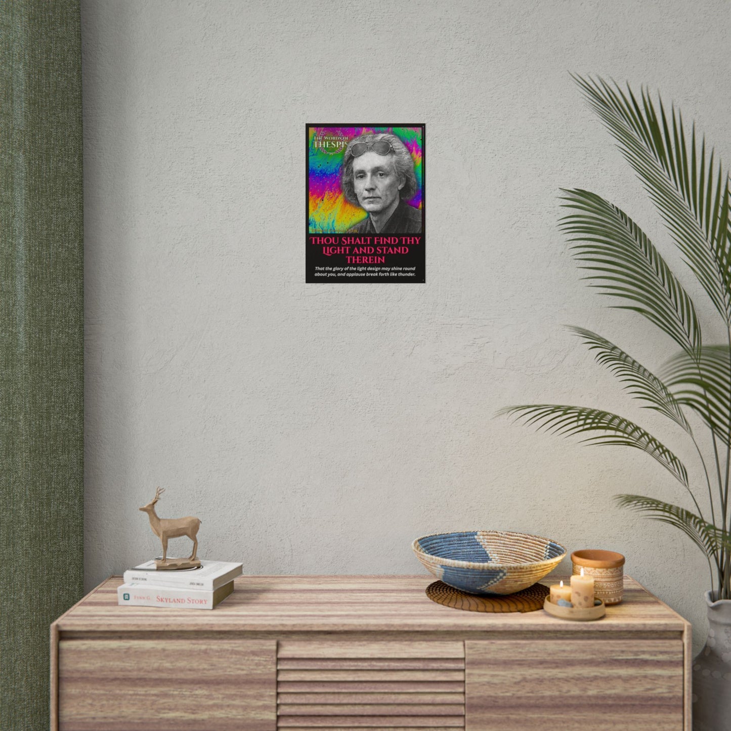 Actor Commandments Print - "Thou Shalt Find Thy Light And Stand Therein" - Funny Theatre Wall Art, Gifts for Actors, Drama Teachers