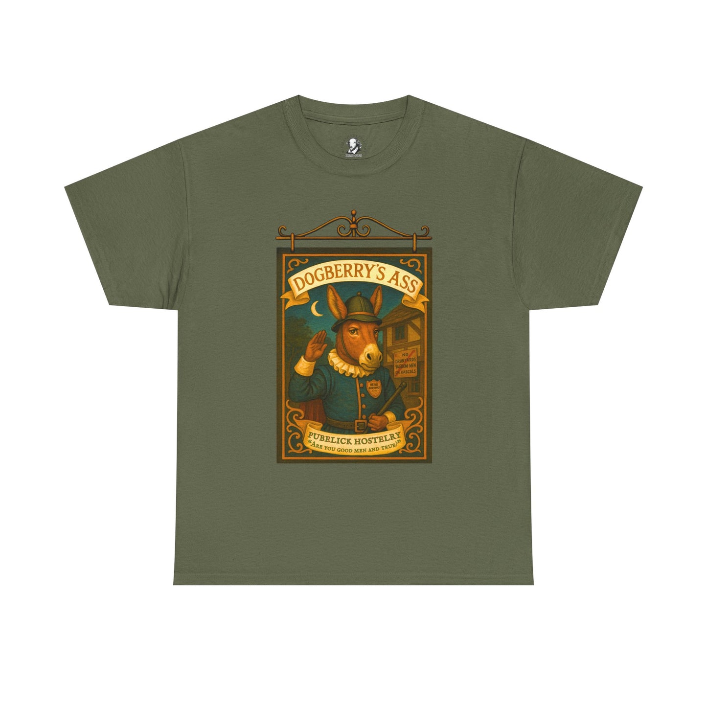 Dogberrys Ass Shakespeare T-Shirt - Funny Literary Tee, Much Ado About Nothing Pun Shirt - Theatre Nerd Gift