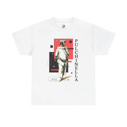 Pulchinella 3 Commedia dell'Arte T-Shirt - Maurice Sand Vintage Theater Character Tee