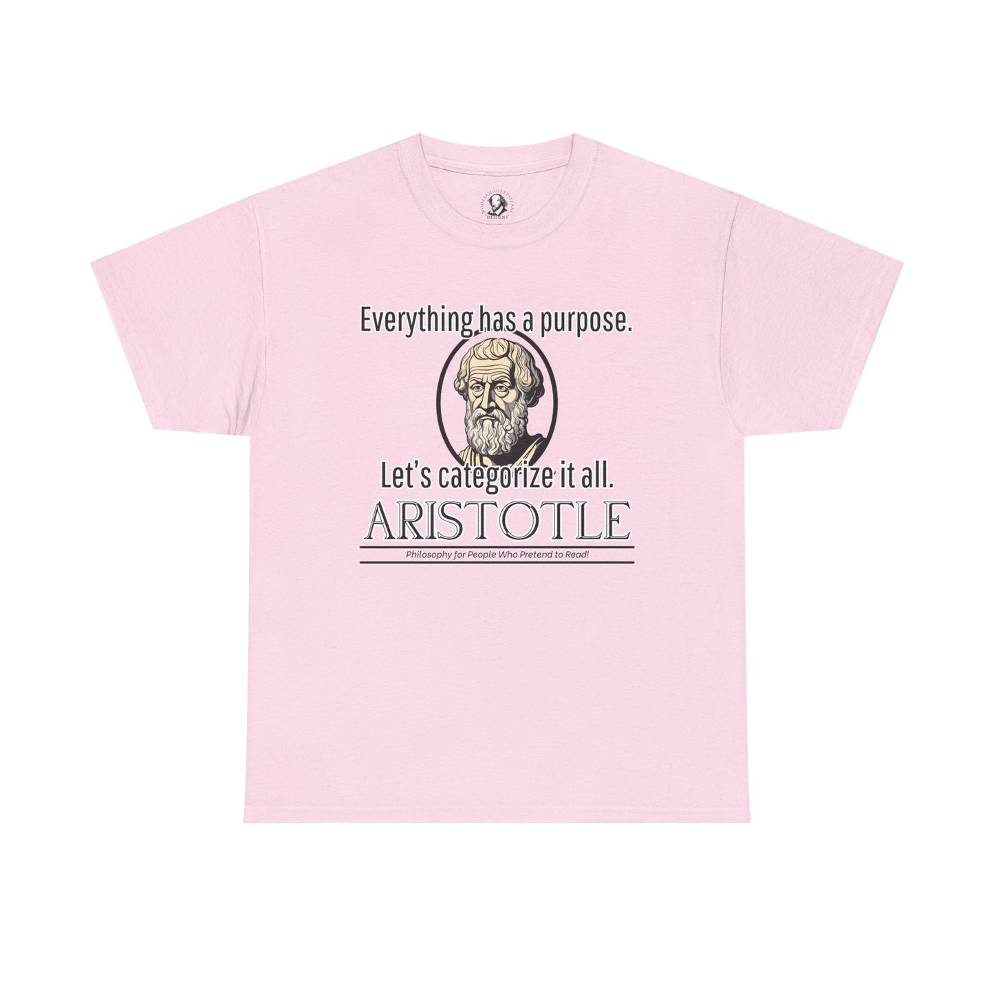 Aristotle Humor Tee - Teleology & Categorization Parody - Ancient Greek Philosophy for Nerdy Tidy People