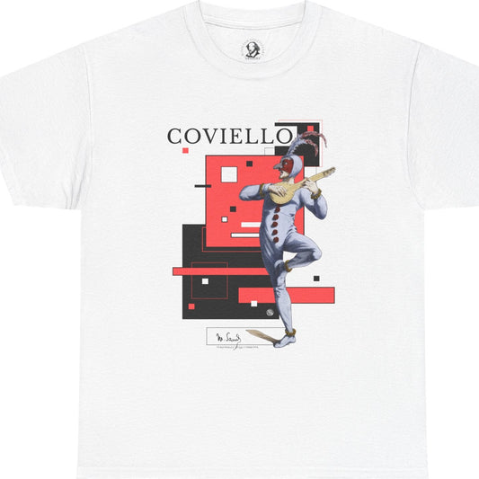 Coviello Commedia dell'Arte T-Shirt - Maurice Sand Vintage Theater Character Tee