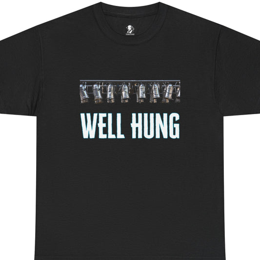 Well Hung Theater Lighting T-Shirt - Funny Stage Crew Gift for Techies & Theater Lovers