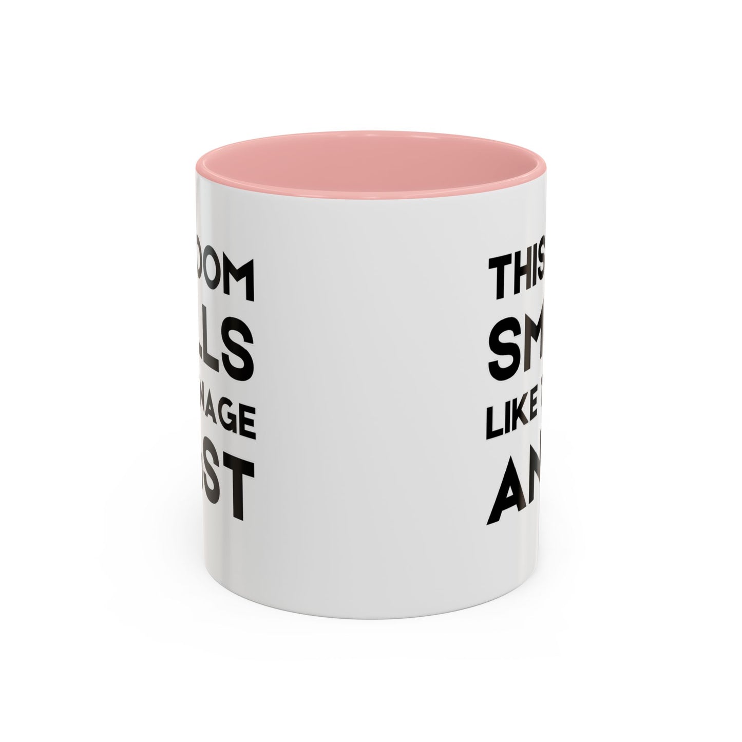 This Room Smells Like Teenage Angst - Classroom Clapback: Accent Coffee Mug (11, 15oz)