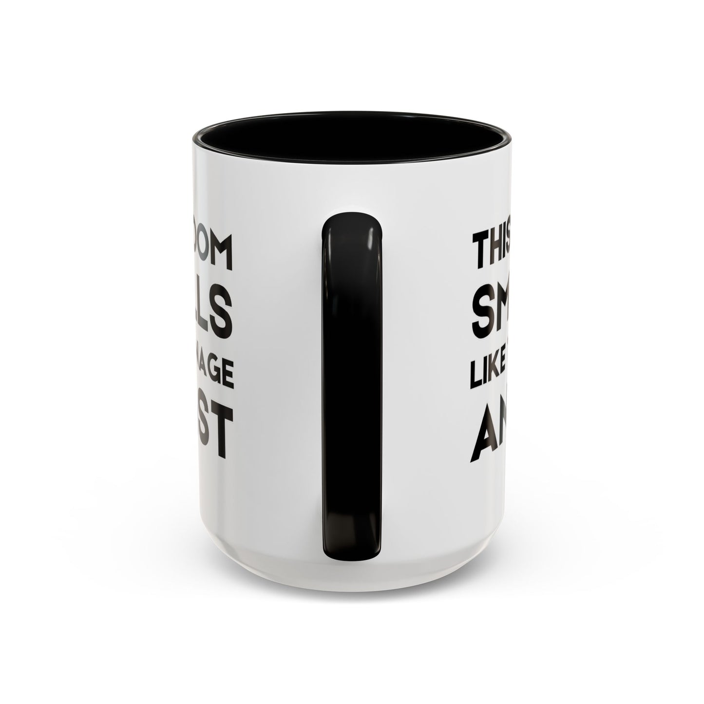 This Room Smells Like Teenage Angst - Classroom Clapback: Accent Coffee Mug (11, 15oz)