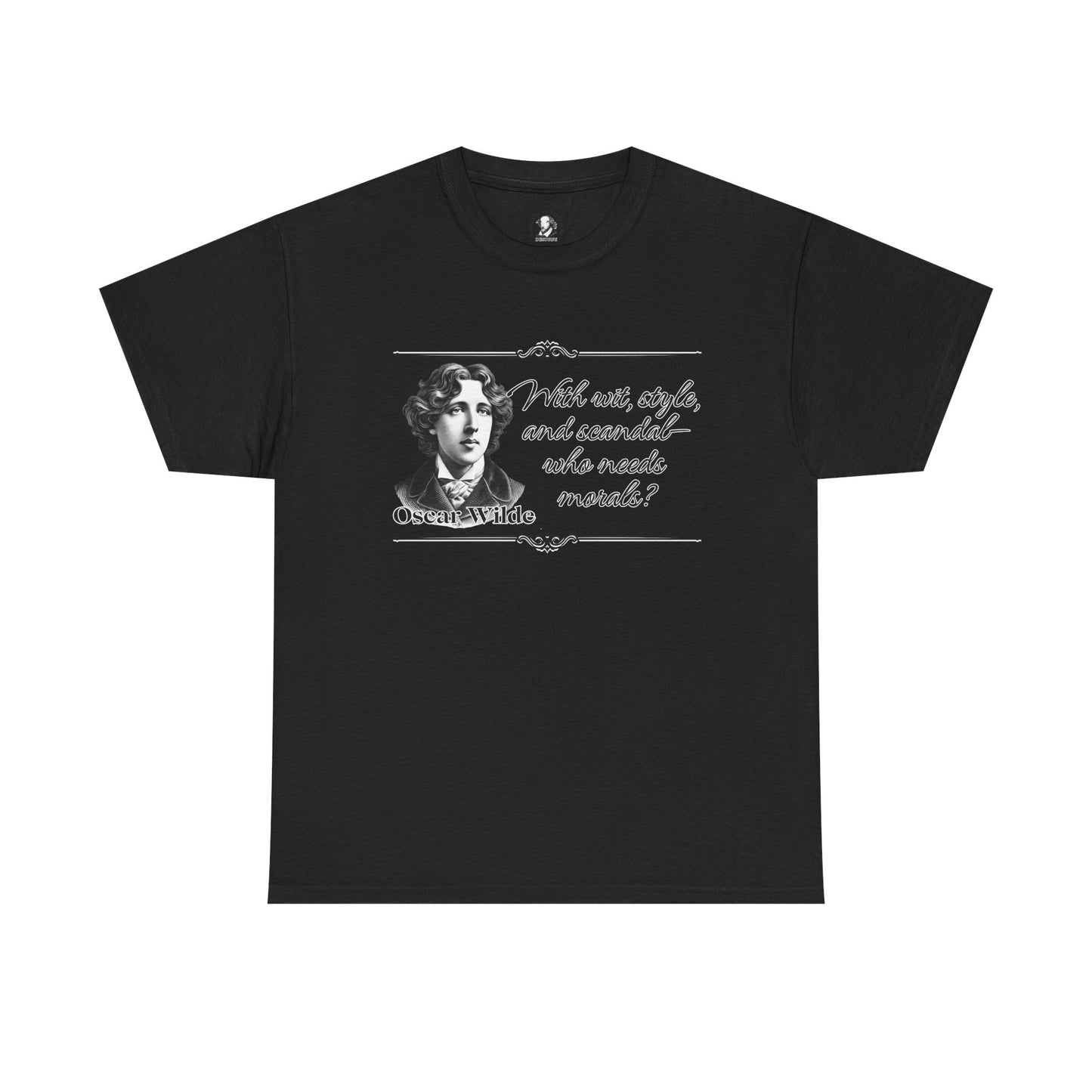Oscar Wilde Quote T-Shirt, Playful Literary Tee, Unisex Cotton Shirt, Cheeky Statement Top, Gift for Book Lovers, Theater Lover's Apparel