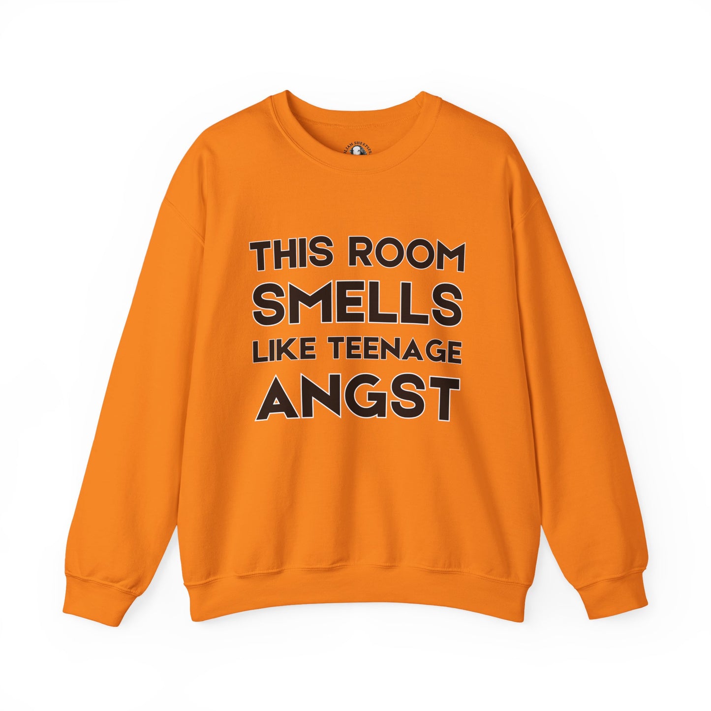 Funny Teacher Gift - This Room Smells Like Teenage Angst - Teacher's Whispered Words Sweatshirt, Funny Educator Gift, School Staff Apparel