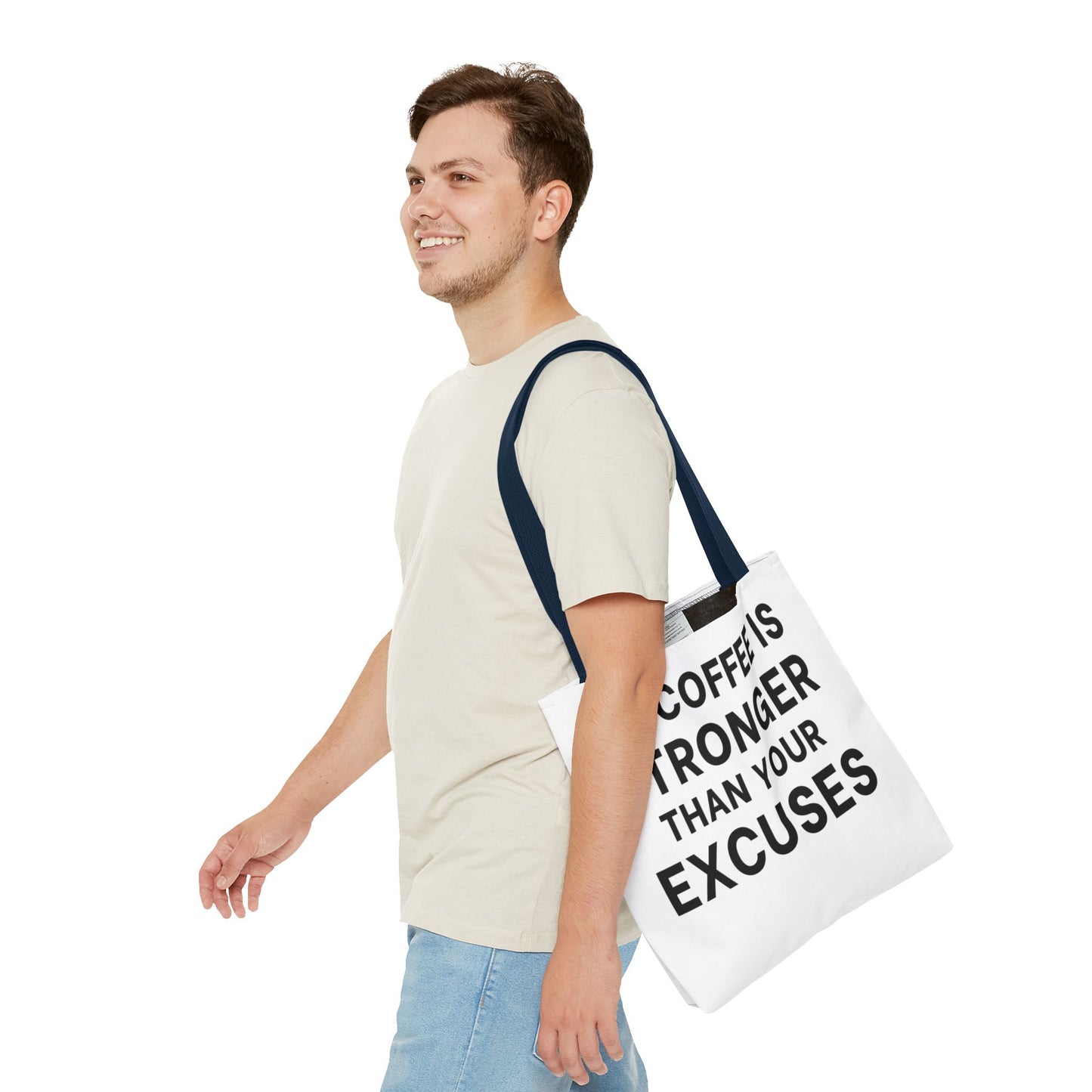 My Coffee Is Stronger Than Your Excuses - Classroom Clapback: Funny Teacher Tote Bag