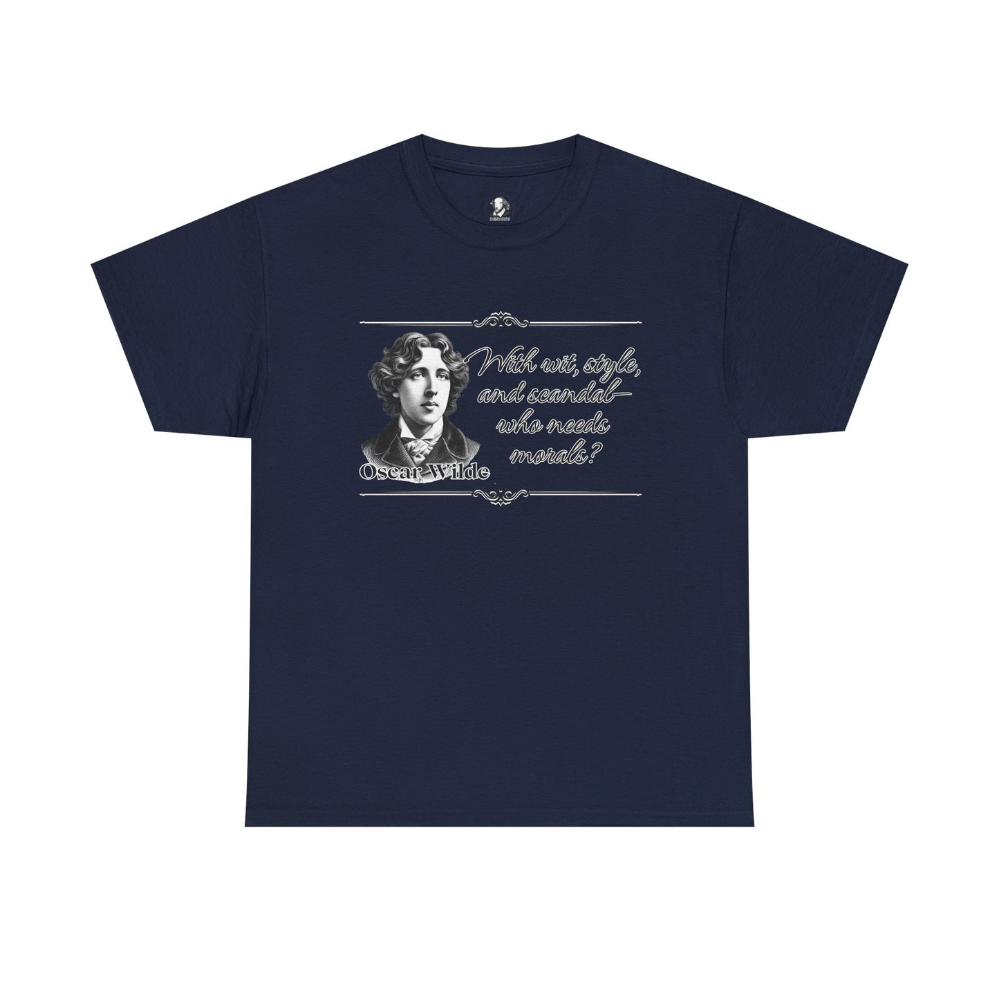 Oscar Wilde Quote T-Shirt, Playful Literary Tee, Unisex Cotton Shirt, Cheeky Statement Top, Gift for Book Lovers, Theater Lover's Apparel