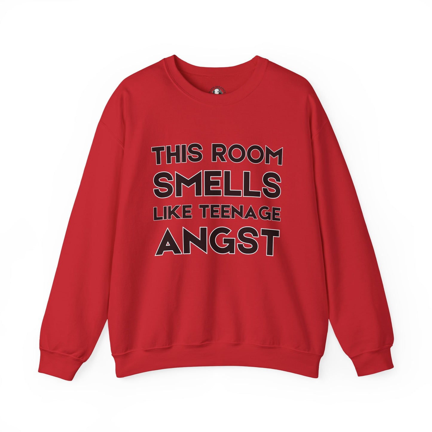 Funny Teacher Gift - This Room Smells Like Teenage Angst - Teacher's Whispered Words Sweatshirt, Funny Educator Gift, School Staff Apparel