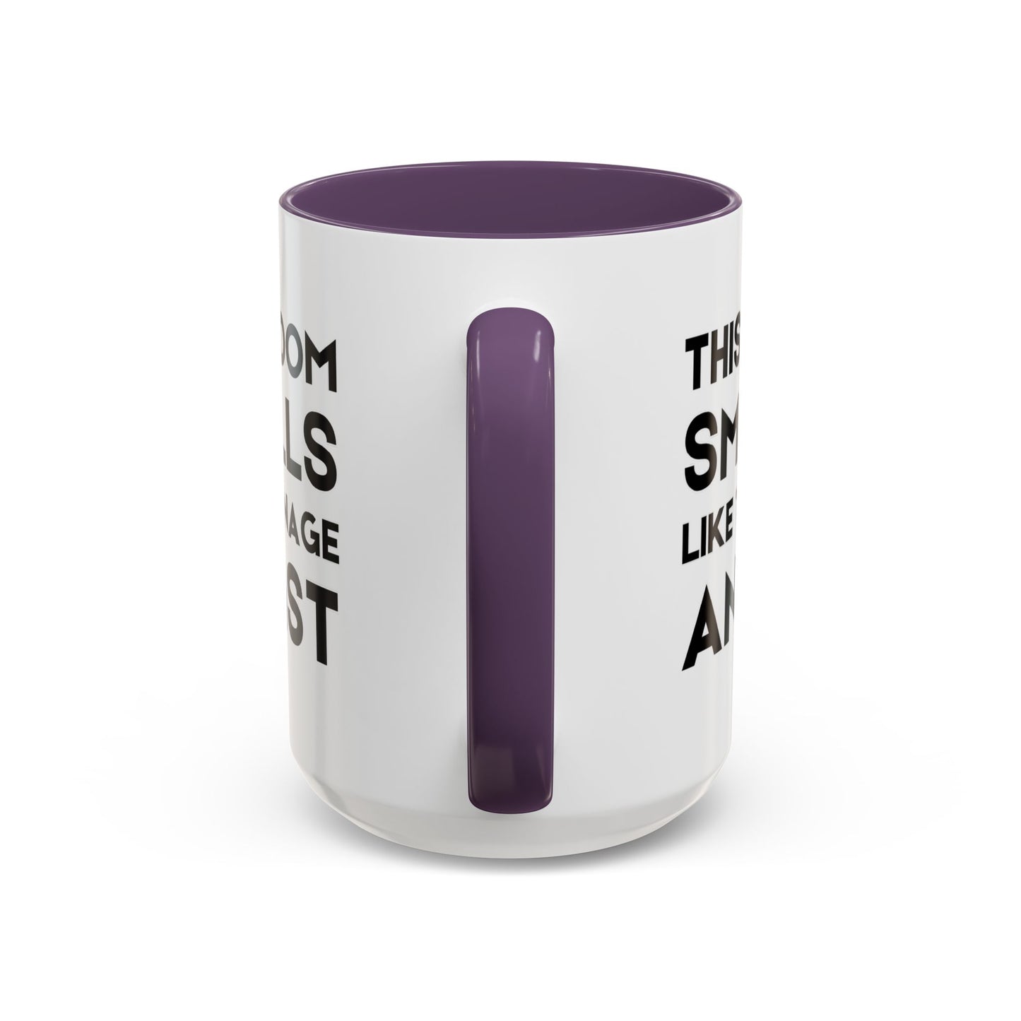 This Room Smells Like Teenage Angst - Classroom Clapback: Accent Coffee Mug (11, 15oz)