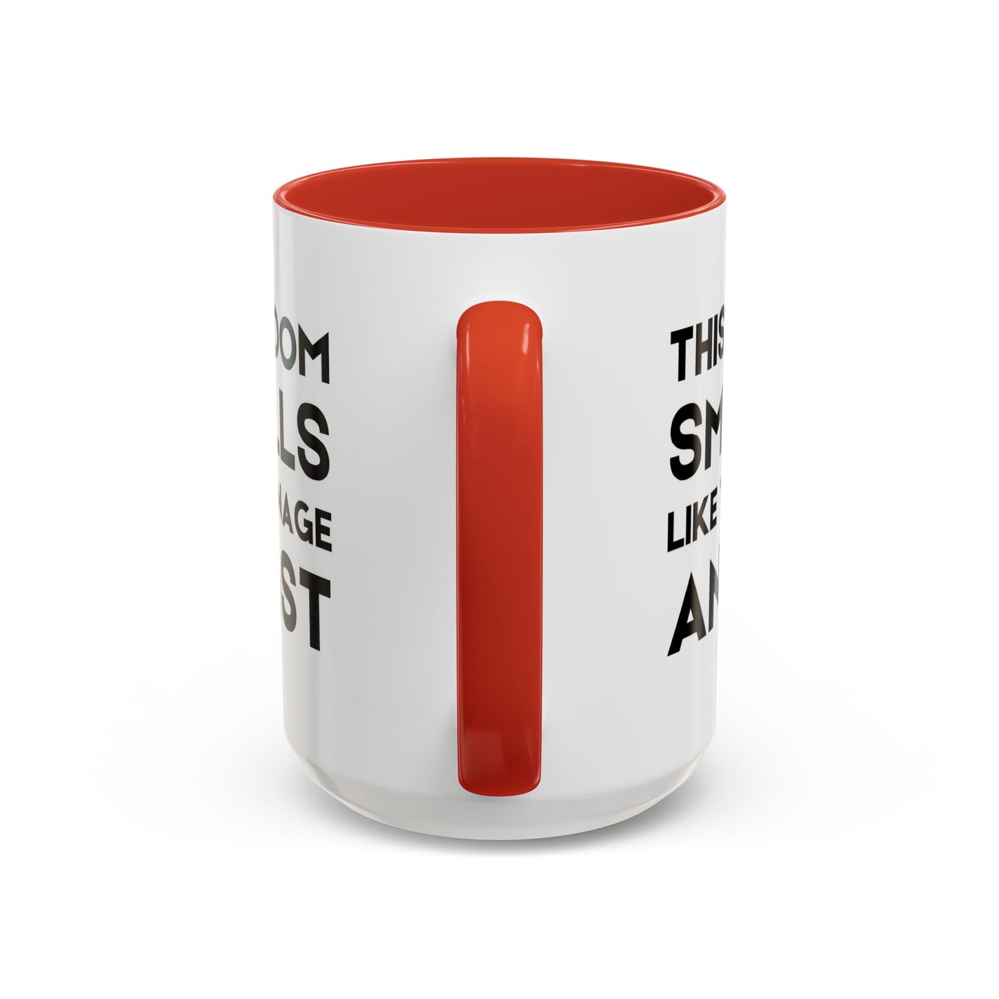 This Room Smells Like Teenage Angst - Classroom Clapback: Accent Coffee Mug (11, 15oz)