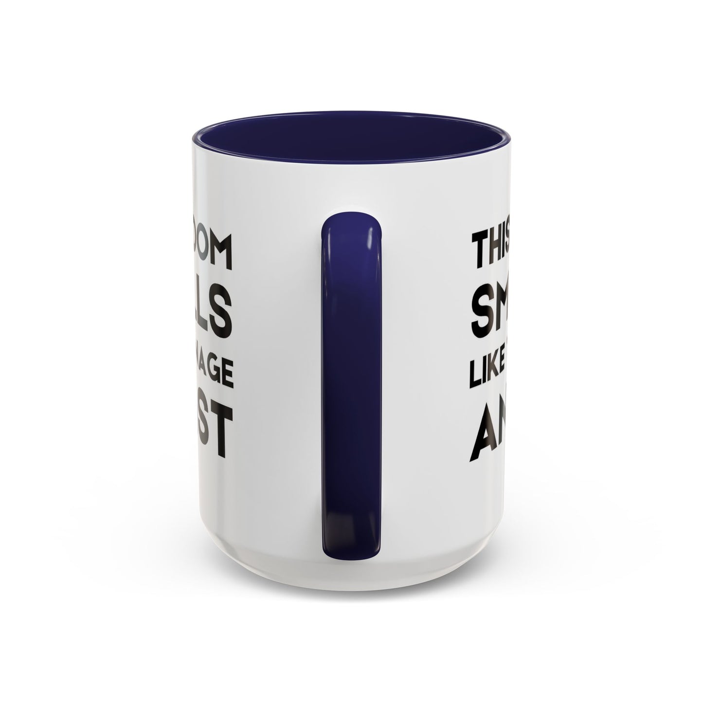 This Room Smells Like Teenage Angst - Classroom Clapback: Accent Coffee Mug (11, 15oz)
