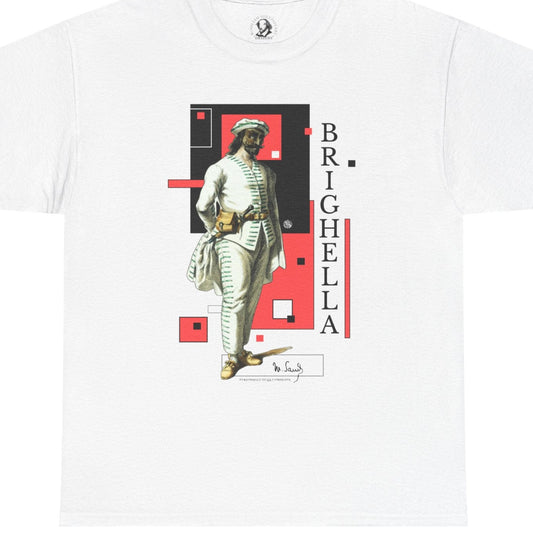 Brighella Commedia dell'Arte T-Shirt - Maurice Sand Vintage Theater Character Tee
