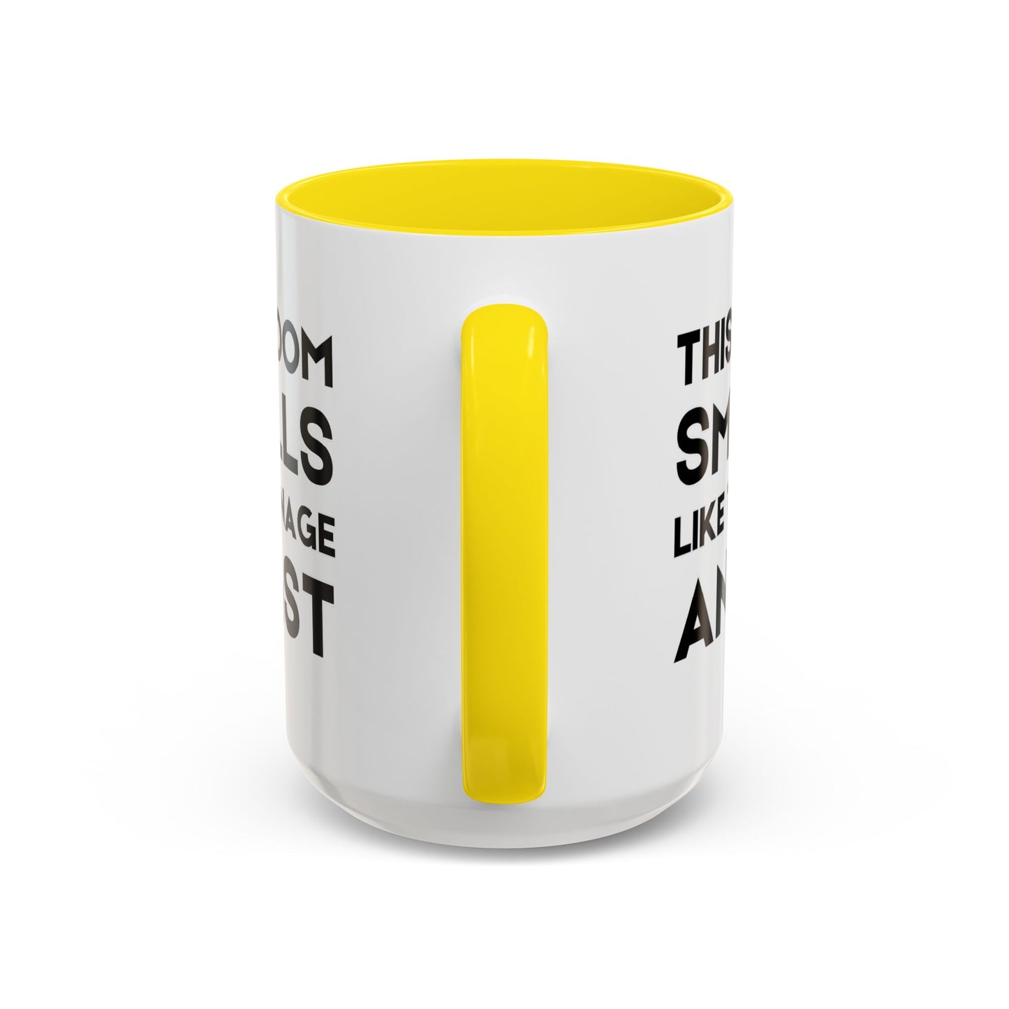 This Room Smells Like Teenage Angst - Classroom Clapback: Accent Coffee Mug (11, 15oz)