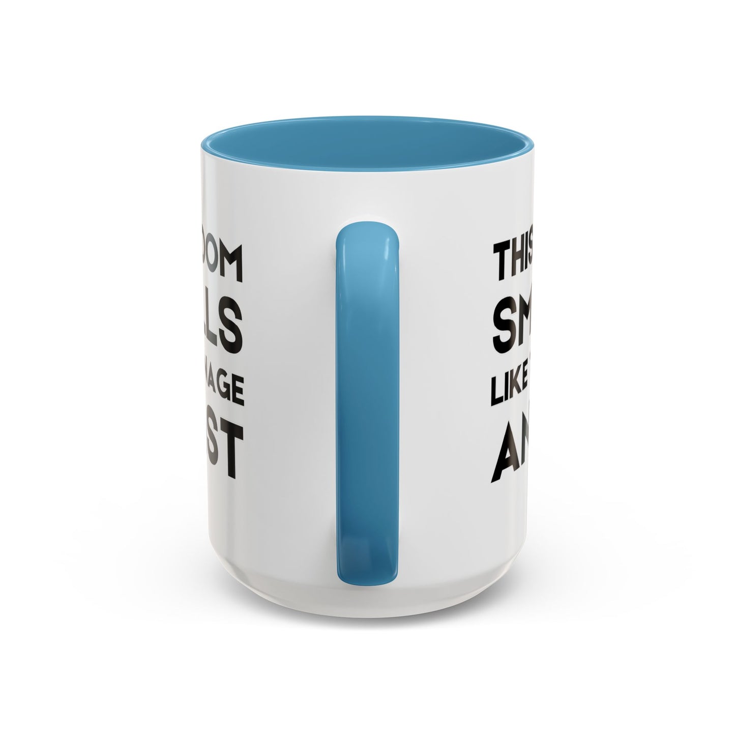 This Room Smells Like Teenage Angst - Classroom Clapback: Accent Coffee Mug (11, 15oz)