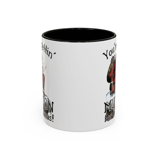 Santa Sheep Colorful Mugs, Christmas Holiday Coffee Cup, Festive Farm Animal Drinkware, Unique Xmas Gift, Fun Winter Home Decor, Adorable