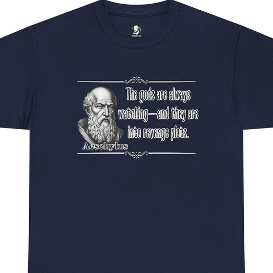 Aeschylus - Distilled Drama: For Drama So Heavy, Its Practically a Boulder, 100% Cotton Tee